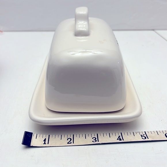 Rae Dunn Spread Butter Dish Ceramic Artisan Collection by Magenta - Picture 7 of 8